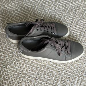 J slides platform sneakers